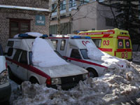 Москвич АЗЛК-2901 и АЗЛК-2901М Москва, 2005 (Moskvitch AZLK-2901, ambulance, Moscow)