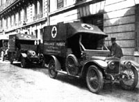 Санитарный Даймлер Ковентри добровольческого отряда 
              Ambulance Russe 1914 (Daimler Coventry 15HP, Ambulance Russe, WWI 1914)