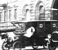 Санитарный автомобиль Фиат 15 тер Петроград, 1924