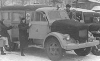 Санитарный ПАЗ-653 на шасси ГАЗ-51 (PAZ-653 based on GAZ-51 ambulance) 1956