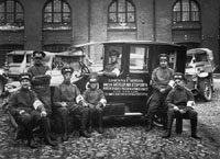 Санитарная колонна ИРАО, 1914 (WWI ambulance, Russia, 1914)